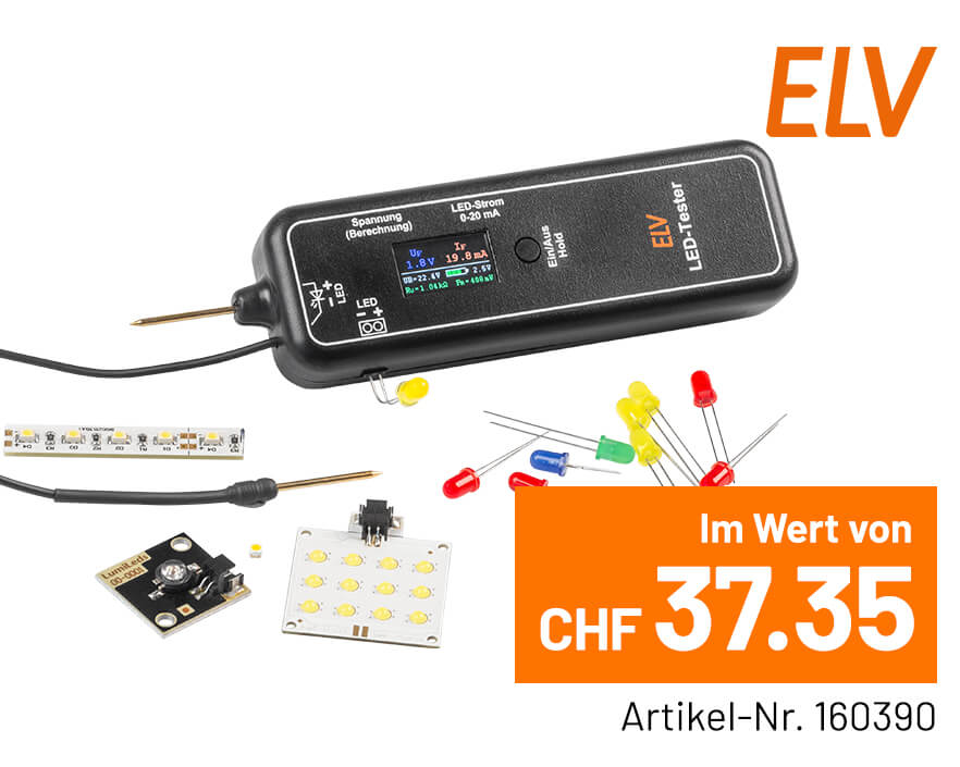 ELV Bausatz LED-Tester 2, LED-T2