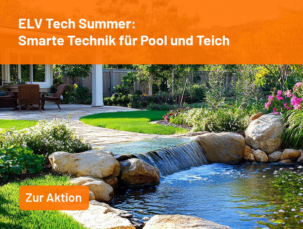 Tech Summer: Smarte Technik für Pool und Teich