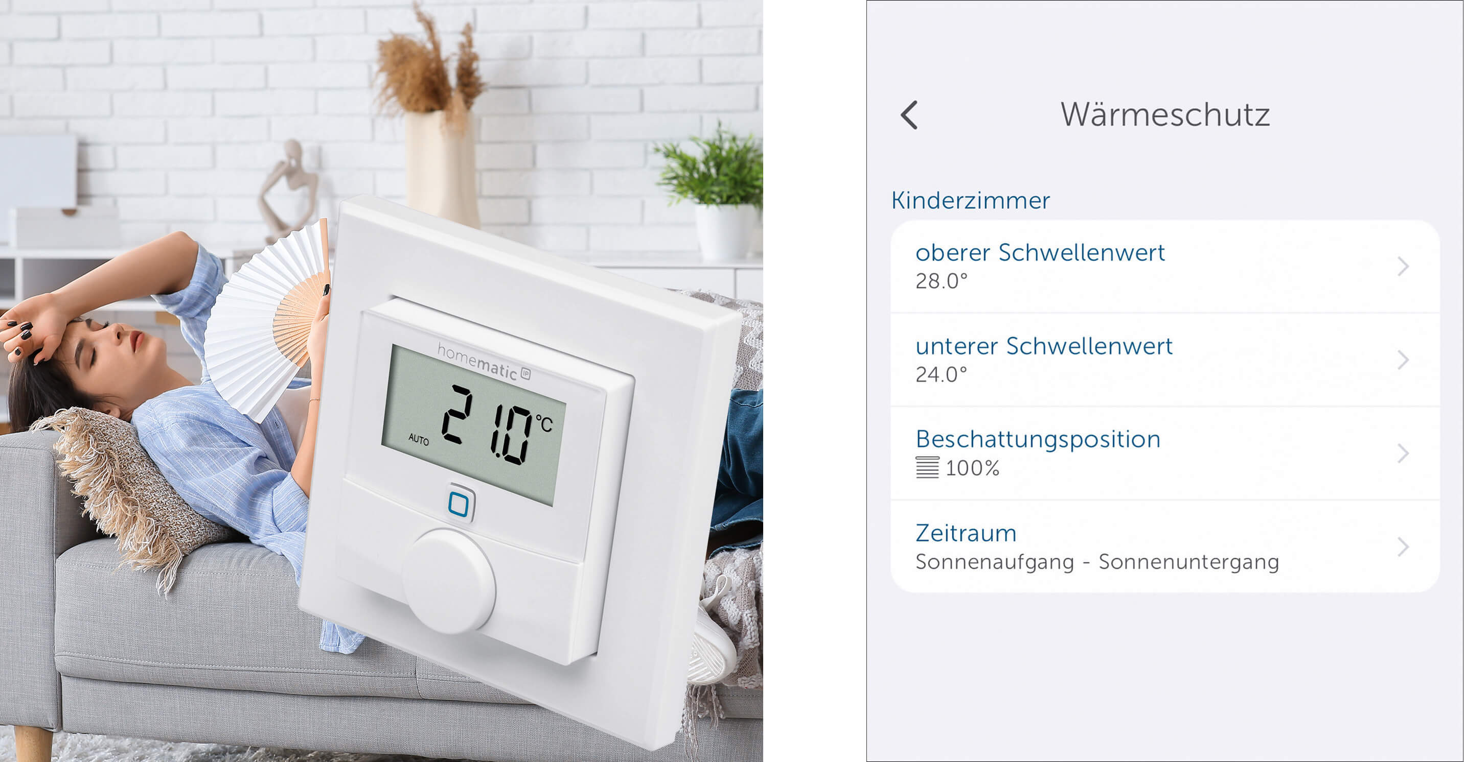 Wärmeschutz mit Homematic IP