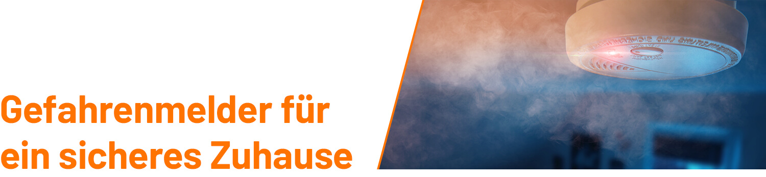Gefahrenmelder - Schutz vor Wasser, Feuer und Gas