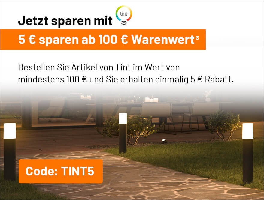 Jetzt sparen mit Tint