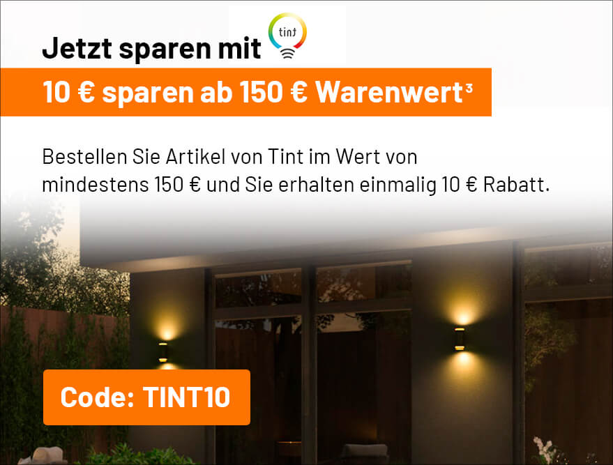 Jetzt sparen mit Tint