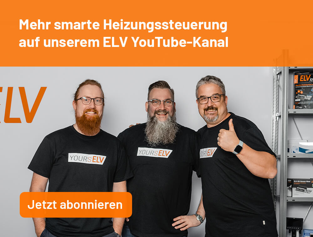 Mehr smarte Heizungssteuerung auf unserem ELV YouTube-Kanal