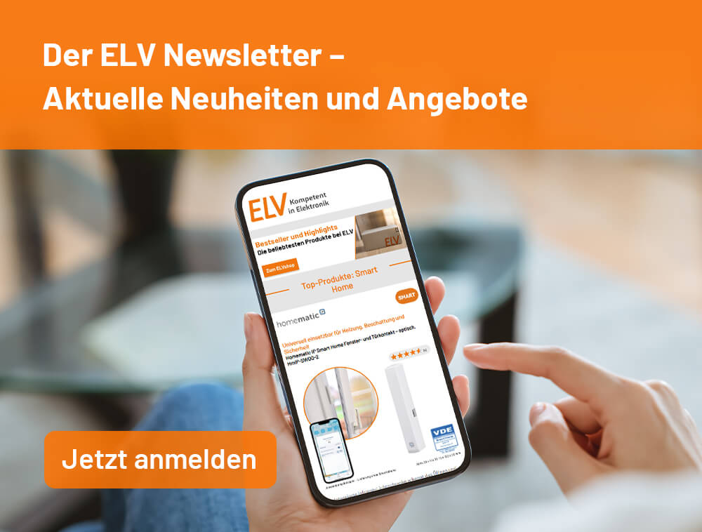 Jetzt den ELV Newsletter abonnieren