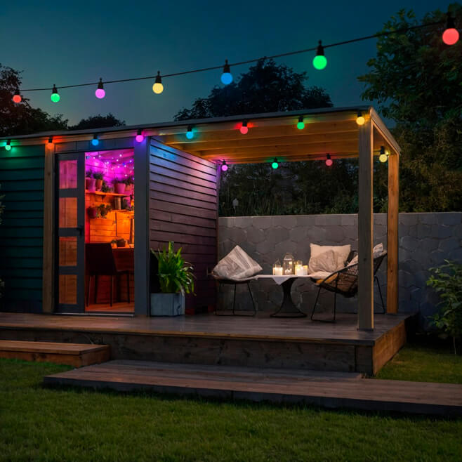 Lichterketten für tolle Farbakzente