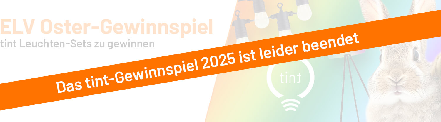Das Tint-Gewinnspiel 2025 ist leider vorbei