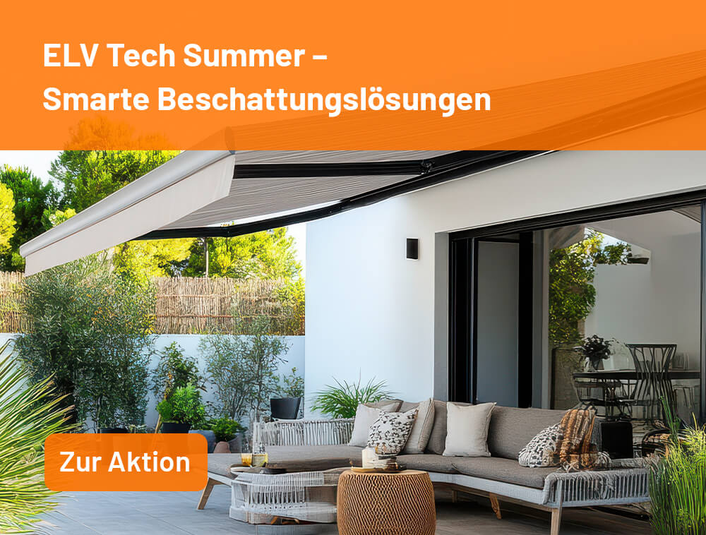ELV Tech Summer – smarte Beschattungslösungen