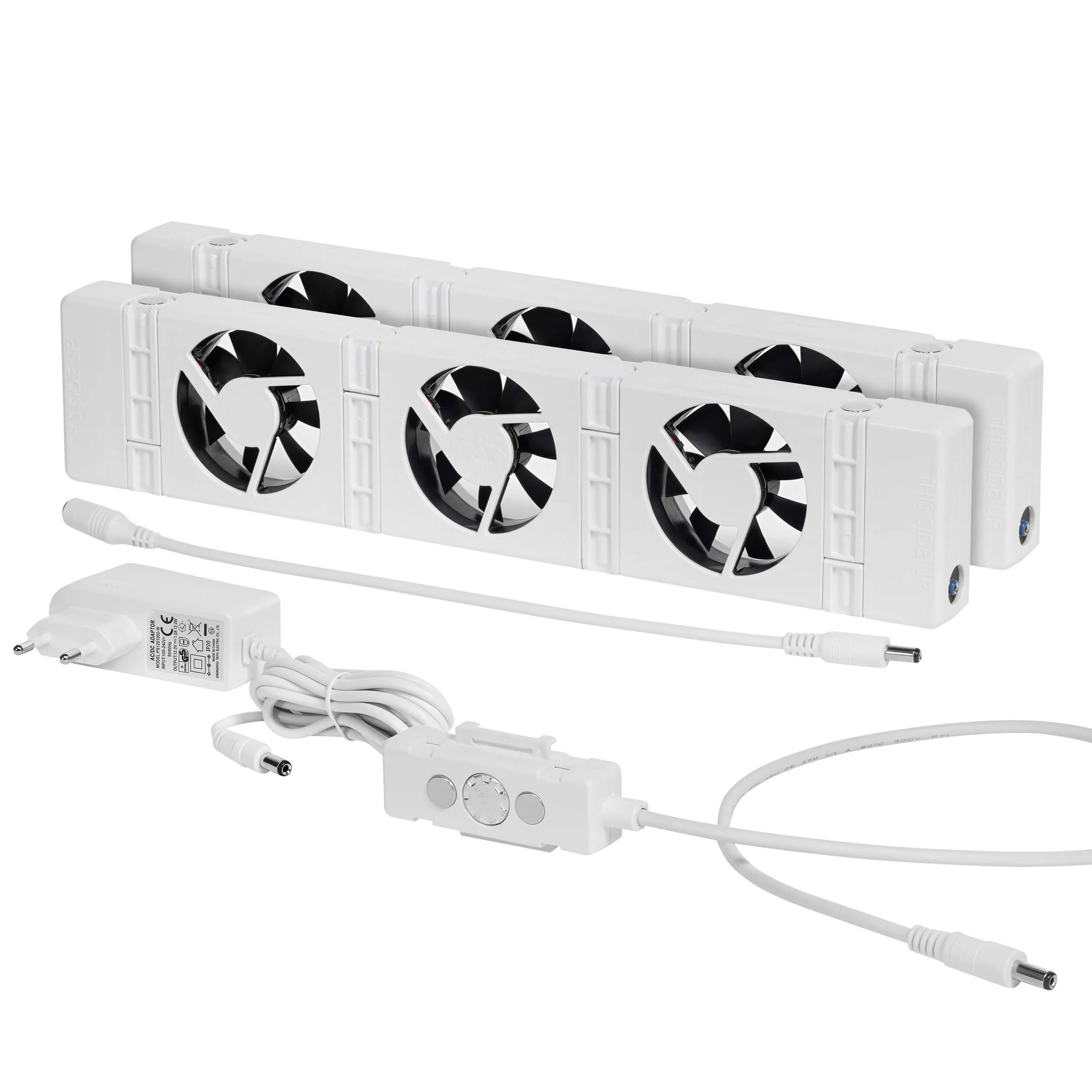 SpeedComfort Heizkörperventilator Duo-Set weiß