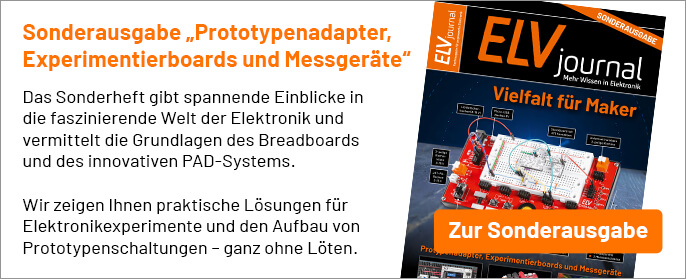 Sonderausgabe „Prototypenadapter, Experimentierboards und Messgeräte“