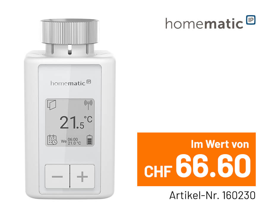 Homematic IP Heizkörperthermostat Flex HmIP-eTRV-F