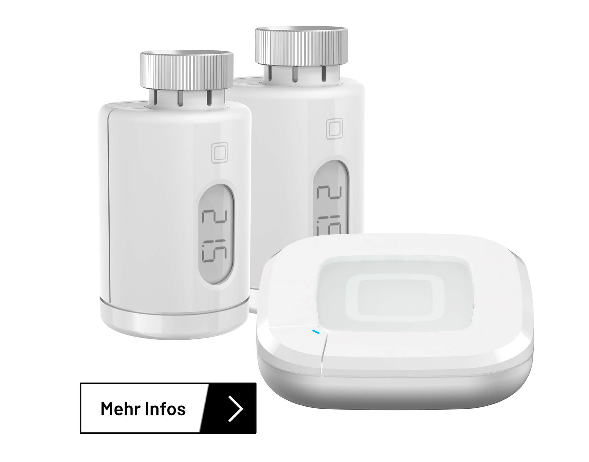 Homematic IP Smart Home Starter Set Heizen – pure, HmIP-SK28