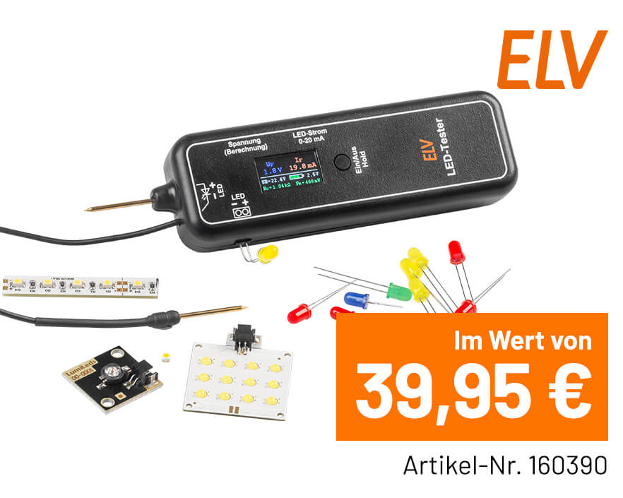 ELV Bausatz LED-Tester 2, LED-T2