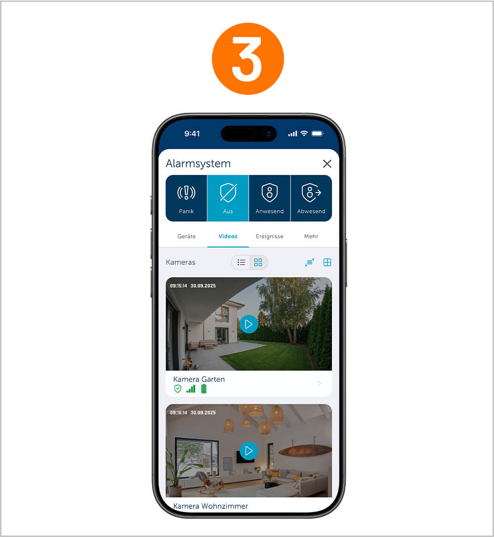 Schritt 3: App nutzen und alles im Blick behalten