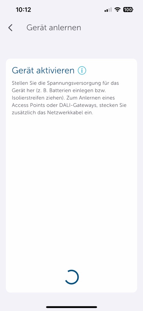 Bild 5: In der Homematic IP App über „Gerät anlernen“ das Schalt-Mess-Kabel – außen hinzufügen.